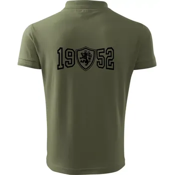 Pánská košile Narozeninový motiv - znak - 1952 - Polokošile pánská Pique Polo 203 - M ( Khaki )