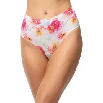 Kalhotky Dámské brazilky Peony maxi bílé Julimex, Bílá L i41_9999955901_2:bílá_3:L_