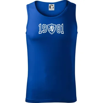 Narozeninový motiv - znak - 1981 - Tílko pánské Core - 2XL ( Královská modrá )