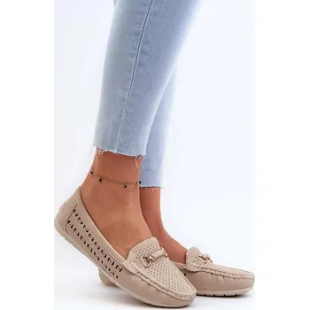 Dámské mokasíny Dámské mokasíny z ekokůže se zlatým zdobením, 37 i240_196697_2:37