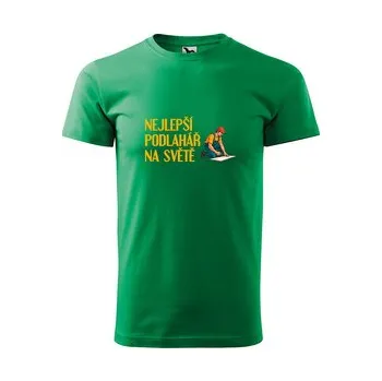 Pánská móda Tričko s potiskem Nejlepší podlahář na světě: zelené 3XL