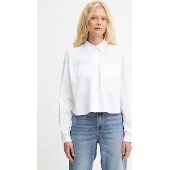 Pánská košile Bavlněná košile Armani Exchange XW001399.AF12812 bílá 00X, vel. S