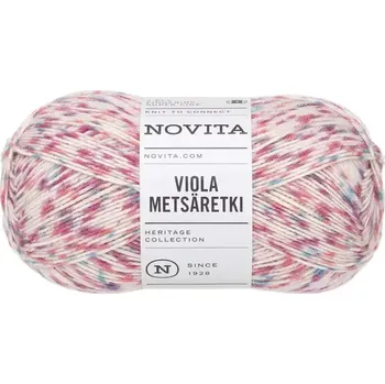 Příze Novita Viola Metsäretki 8331 Borůvčí (Ponožková příze Viola Metsäretki Heidelbeerwald)