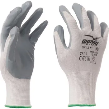 Pracovní rukavice Payper Máčené rukavice, SKILL N1 Barva: šedá, Velikost: 10