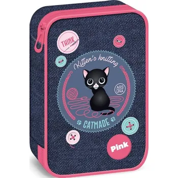 Penál Ars una Školní penál velký Think Pink 18