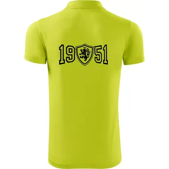 Pánská košile Narozeninový motiv - znak - 1951 - Polokošile Victory sportovní (dresovina) - M ( Limetková )