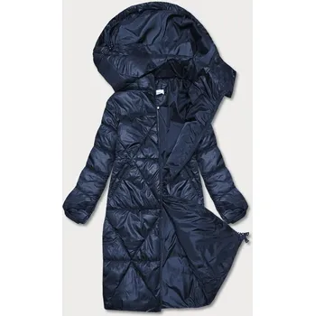 Dámská cargo bunda Tmavě modrá dámská bunda na přechodné období, odstíny modré M (38) i392_21342-47