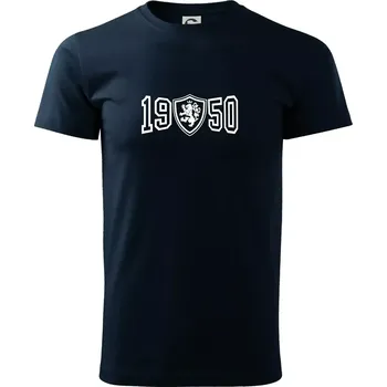 Narozeninový motiv - znak - 1950 - Triko extra velké (5-8XL) - 7XL ( Námořní modrá (velmi tmavá - téměř černá) )