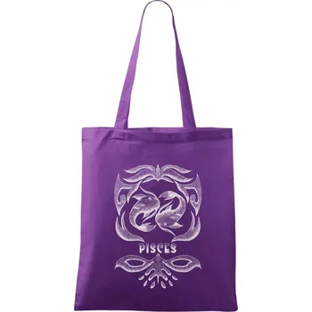 Pisces - vintage - Taška bavlněná - 42 x 38 cm ( Fialová )