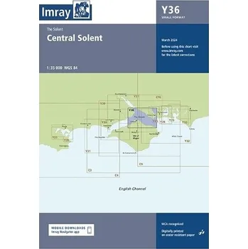 Cizojazyčná kniha Imray Chart Y36 - Imray