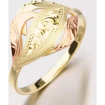 Prsten Dámský prsten žluté zlato 585 51P-315 velikost 58