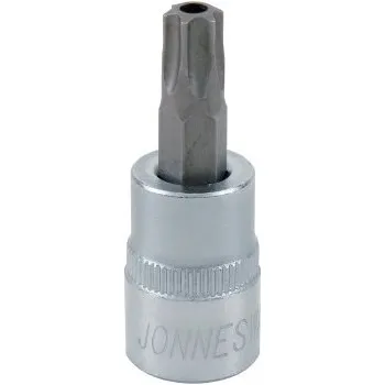 Gola hlavice Zástrčné hlavice TORX s otvorem 3/8", 6hranné, délka 48 mm, různé rozměry - JONNESWAY S08H340
