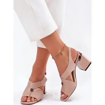 Dámské sandále Sandály na podpatku Step in Style – ekokože, 36 i240_212827_2:36