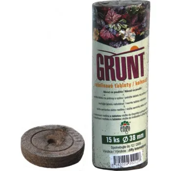 Substrát Jiffy Rašelinové tablety 38 mm Grunt, 15 ks