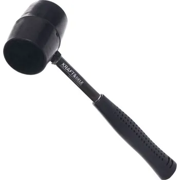 Kladivo Kraft&Dele KD901 gumové kladivo s kovovou rukojetí 450 g