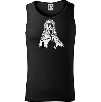 Halloween duch - Tílko pánské Core - XL ( Černá )