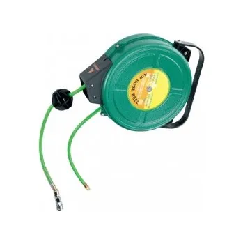 Držák na zahradní hadici Samonavíjecí buben s hadicí na stlačený vzduch 7,5 m - JONNESWAY JAZ-0002B
