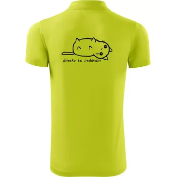 Pánská košile Dneska to nedávám - Polokošile Victory sportovní (dresovina) - 3XL ( Limetková )