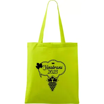 Vinobraní 2023 - Taška bavlněná - 42 x 38 cm ( Limetková )