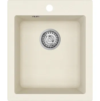 Granitový dřez Granitový dřez Helika SIMPLEX SQS100 blanched almond