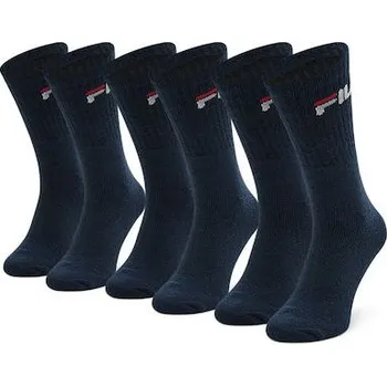 Ponožky FILA Crew Tennis 6-pack Unisex navy 43-46
