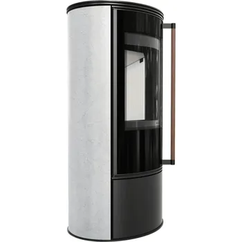 KRATKI ERIK 5,5 kW 150 akumulační keramika WHITE NATURAL Jatoba