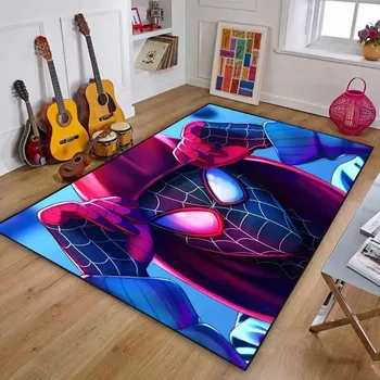 Koberec Dětský protiskluzový koberec s motivem Spidermana | koberec dětský, koberec obývák - 4 , 120X160CM