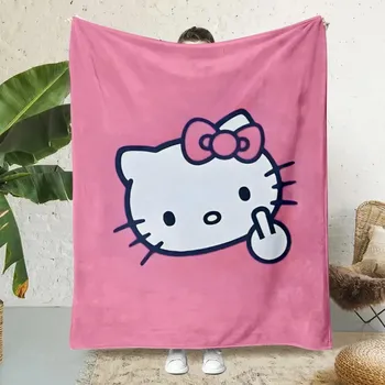 Dětská deka Hello kitty měkká cestovní deka | dětská deka, pikniková deka - 1 , 150x180cm