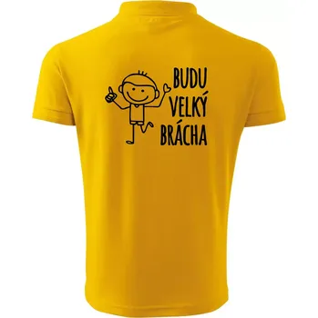 Pánská košile Budu velký brácha - Polokošile pánská Pique Polo 203 - 3XL ( Žlutá )