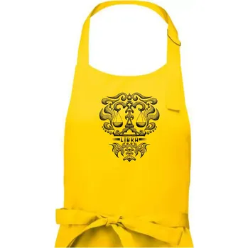 Kuchyňská zástěra Libra - vintage - Pánská zástěra na vaření - Univerzální velikost ( Žlutá )