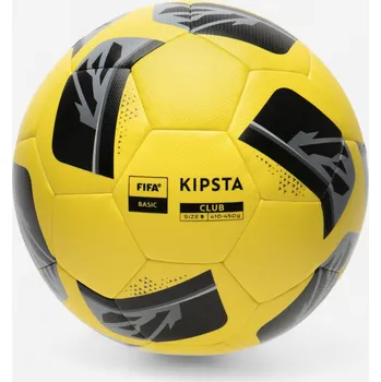 Fotbalový míč KIPSTA Fotbalový hybridní míč FIFA Basic Club velikost 5 5 ŽLUTÁ