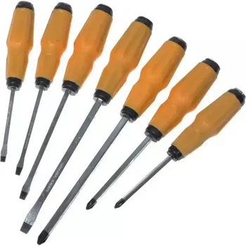 Dílna DEDRA-EXIM Sada šroubováků 7 ks, CrV, příklepové 0603