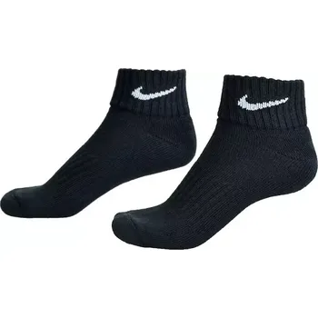 Pánské ponožky Bavlněné ponožky Nike Value Quarter Socks 3 páry SX4926 001 M 38-42