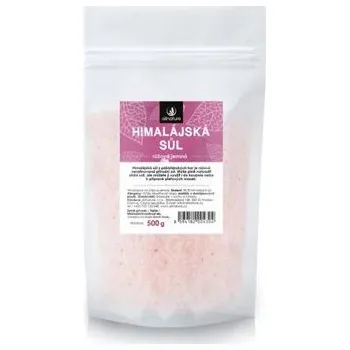 Přisada na vaření a pečení Allnature Himalájská sůl růžová jemná 500g