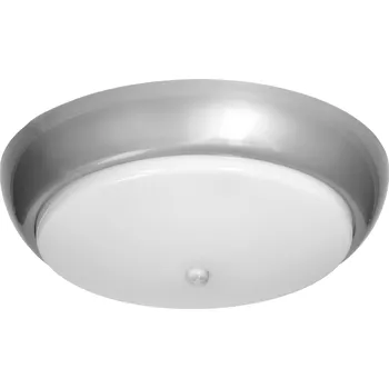 Venkovní osvětlení Pohybové svítidlo E27, 2x40W, stříbrné, IP44