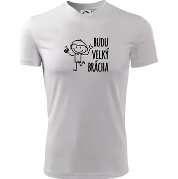 Pánské tričko Budu velký brácha - Pánské triko Fantasy sportovní (dresovina) - M ( Bílá )