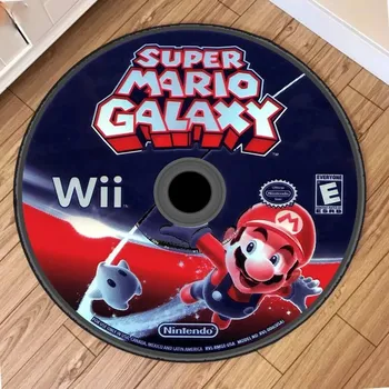 Koberec Kulatý koberec do pokoje s motivem CD | dětský koberec, kulatý koberec</strong> - 24 , 40x40cm