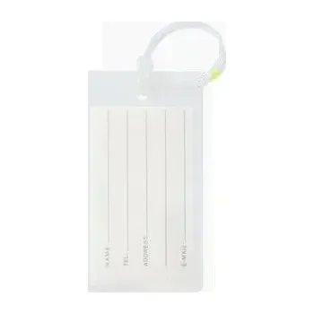 Příslušenství k zavazadlu Barevný obal na id kartu, přívěsek průhledný | jmenovka na kufr, štítek na zavazadla - Hmotnost