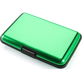 Kovové pouzdro na karty s RFID | slim peněženka, cestovní pouzdro - E-6 slotů pro karty