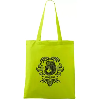 Nákupní taška Aquarius - vintage - Taška bavlněná - 42 x 38 cm ( Limetková )