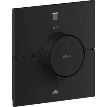 Vodovodní baterie AXOR - ShowerSelect ID Termostatická baterie pod omítku, pro 2 spotřebiče, matná černá 36752670