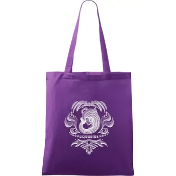 Aquarius - vintage - Taška bavlněná - 42 x 38 cm ( Fialová )