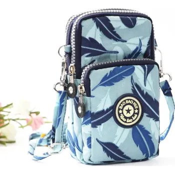 Kabelka Mini crossbody kabelka z nylonu přes rameno | dámská kabelka, praktická taška - 1