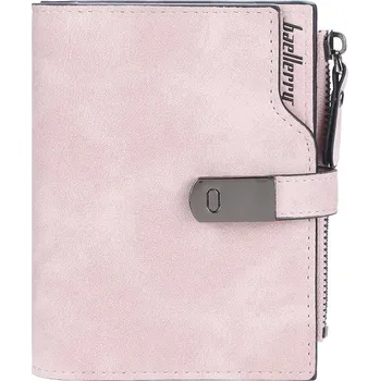 Peněženka Malá dámská peněženka se zipem | dámská peněženka, koženková peněženka - Růžový