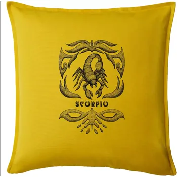 Polštář Scorpio - vintage - Polštář 50x50 - 50x50 - Pouze potah ( Žlutá )