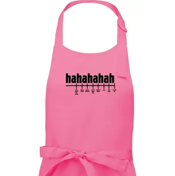 Kuchyňská zástěra Varianty smíchu - Dámská zástěra na vaření - Univerzální velikost ( Růžová )