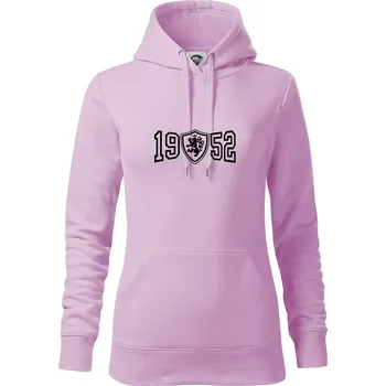 Dámská mikina Narozeninový motiv - znak - 1952 - Mikina dámská Cape s kapucí - S ( Orchid )