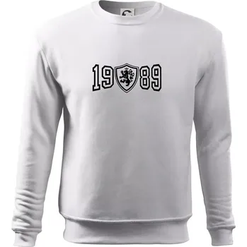 Pánská mikina Narozeninový motiv - znak - 1989 - Mikina Essential pánská - S ( Bílá )