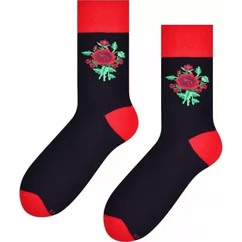 Pánské ponožky Ponožky Steven art.118 Folk pánské 39-46 Černá 43-46
