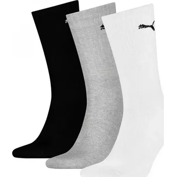 Pánské ponožky Puma ponožky 880355 Regular Crew A'3 39-46 antracitově šedá melanžová 35-38